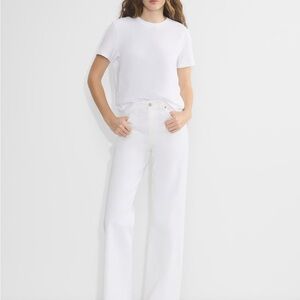 Denim Forum White Flare Jeans